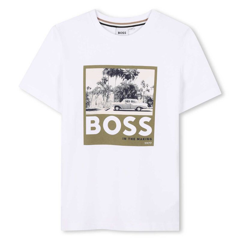 BOSS Slim Fit T-Shirt 4Y - 10Y image number 0